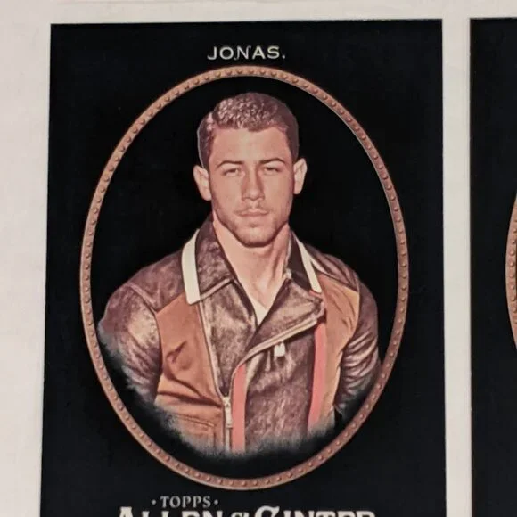 NICK JONAS Brothers 2017 Topps Allen & Ginter X Black Border Parallel #214 Cards - Picture 4 of 12